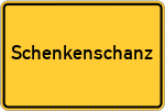 Place name sign Schenkenschanz