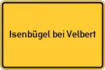 Place name sign Isenbügel bei Velbert