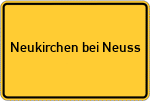 Place name sign Neukirchen bei Neuss