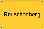 Place name sign Reuschenberg