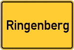 Place name sign Ringenberg