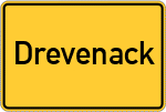 Place name sign Drevenack