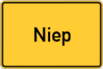 Place name sign Niep