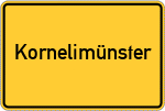 Place name sign Kornelimünster