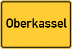 Place name sign Oberkassel, Siegkreis