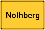 Place name sign Nothberg