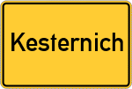 Place name sign Kesternich