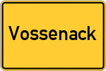 Place name sign Vossenack