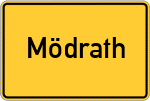Place name sign Mödrath