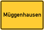 Place name sign Müggenhausen