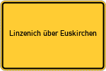 Place name sign Linzenich über Euskirchen