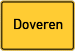 Place name sign Doveren