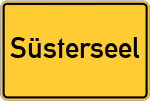 Place name sign Süsterseel