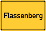 Place name sign Flassenberg