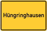 Place name sign Hüngringhausen