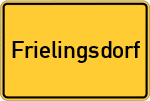 Place name sign Frielingsdorf