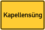 Place name sign Kapellensüng