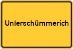 Place name sign Unterschümmerich