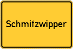 Place name sign Schmitzwipper
