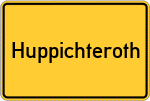 Place name sign Huppichteroth, Bröl