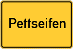 Place name sign Pettseifen