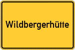 Place name sign Wildbergerhütte