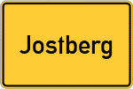 Place name sign Jostberg