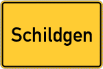 Place name sign Schildgen