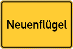 Place name sign Neuenflügel