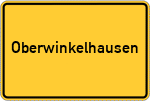 Place name sign Oberwinkelhausen