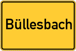 Place name sign Büllesbach