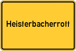 Place name sign Heisterbacherrott