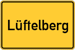 Place name sign Lüftelberg