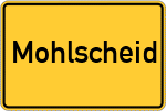 Place name sign Mohlscheid