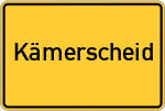 Place name sign Kämerscheid