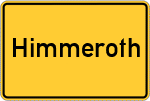 Place name sign Himmeroth