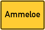 Place name sign Ammeloe