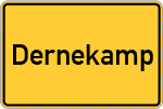 Place name sign Dernekamp