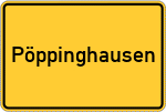 Place name sign Pöppinghausen