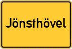 Place name sign Jönsthövel