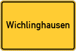 Place name sign Wichlinghausen