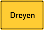 Place name sign Dreyen