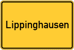 Place name sign Lippinghausen