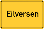 Place name sign Eilversen