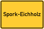 Place name sign Spork-Eichholz