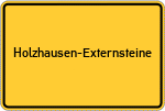 Place name sign Holzhausen-Externsteine