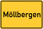 Place name sign Möllbergen