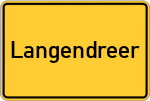 Place name sign Langendreer