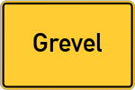 Place name sign Grevel
