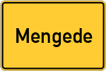 Place name sign Mengede